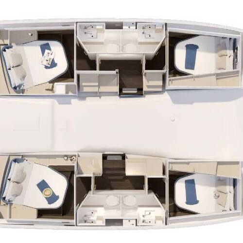 Fountaine Pajot New 41 Quatuor 4 no name