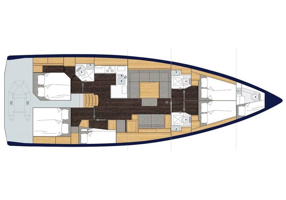 Bavaria C50 Holiday Granat