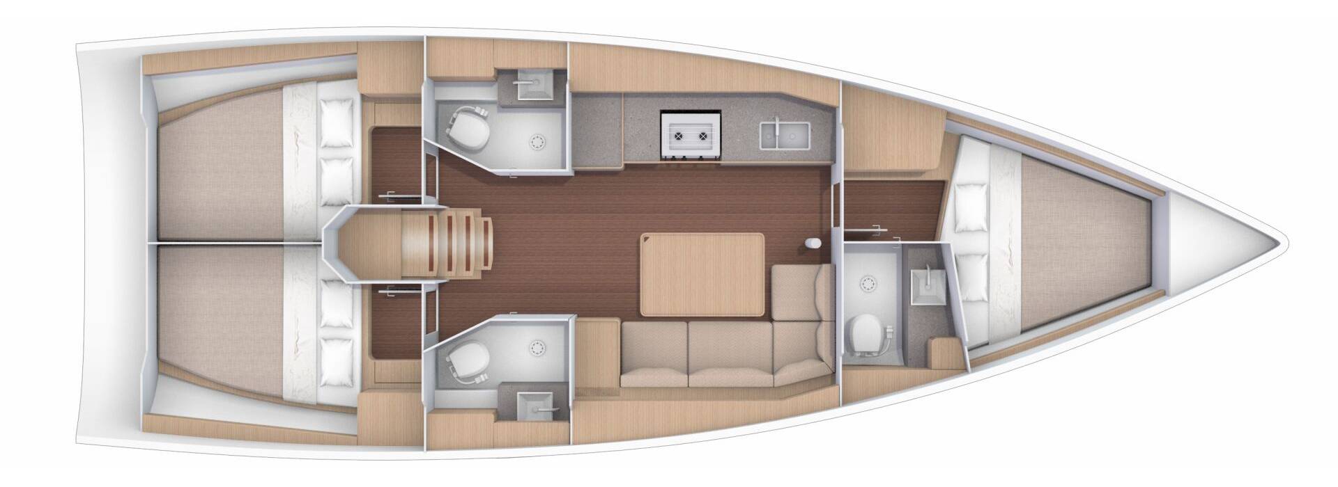 Dufour 390 GL Sympathy Planet