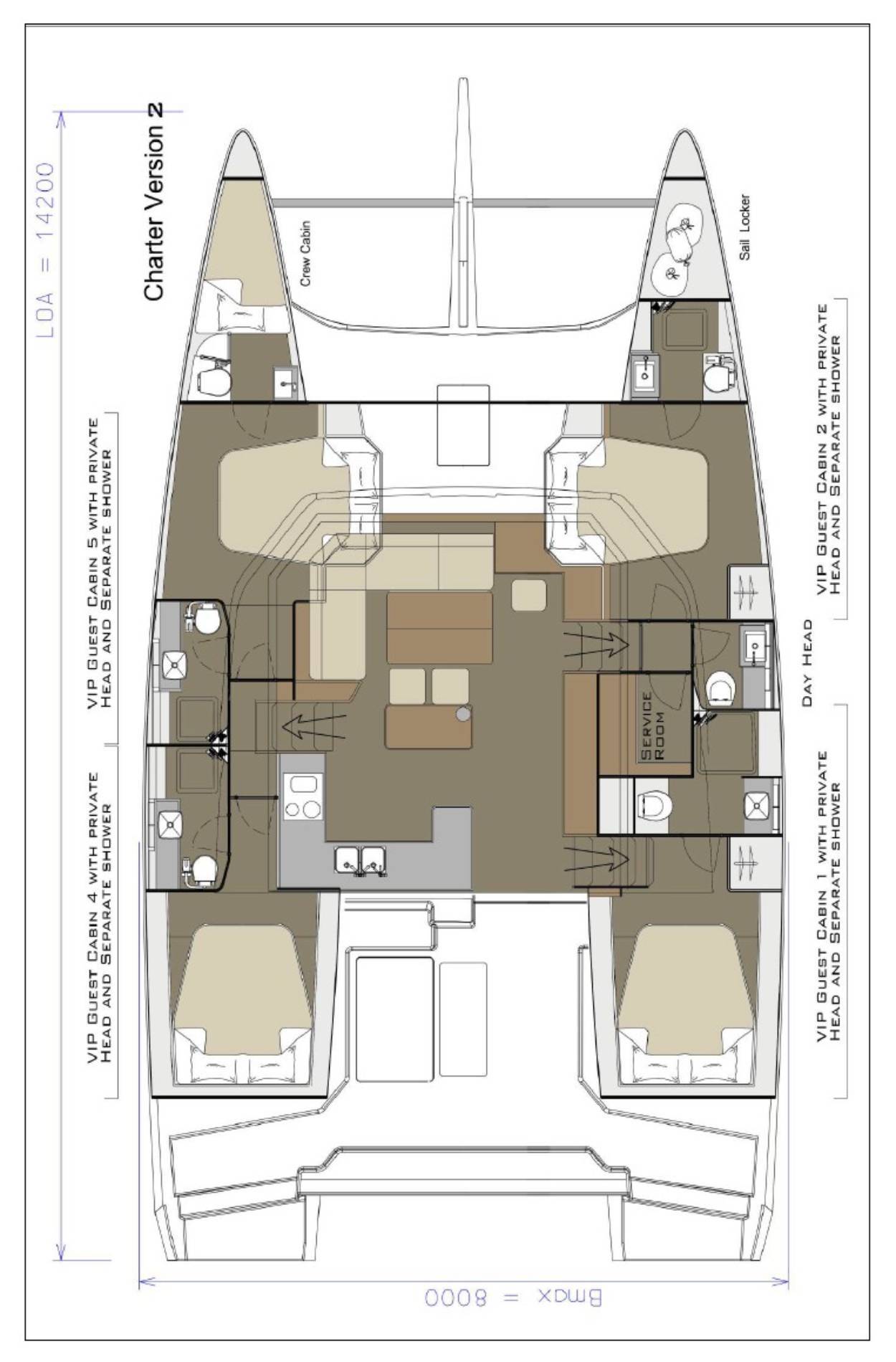 Dufour 48 Catamaran Vittoria