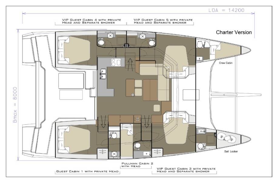 Dufour 48 Catamaran Sonia