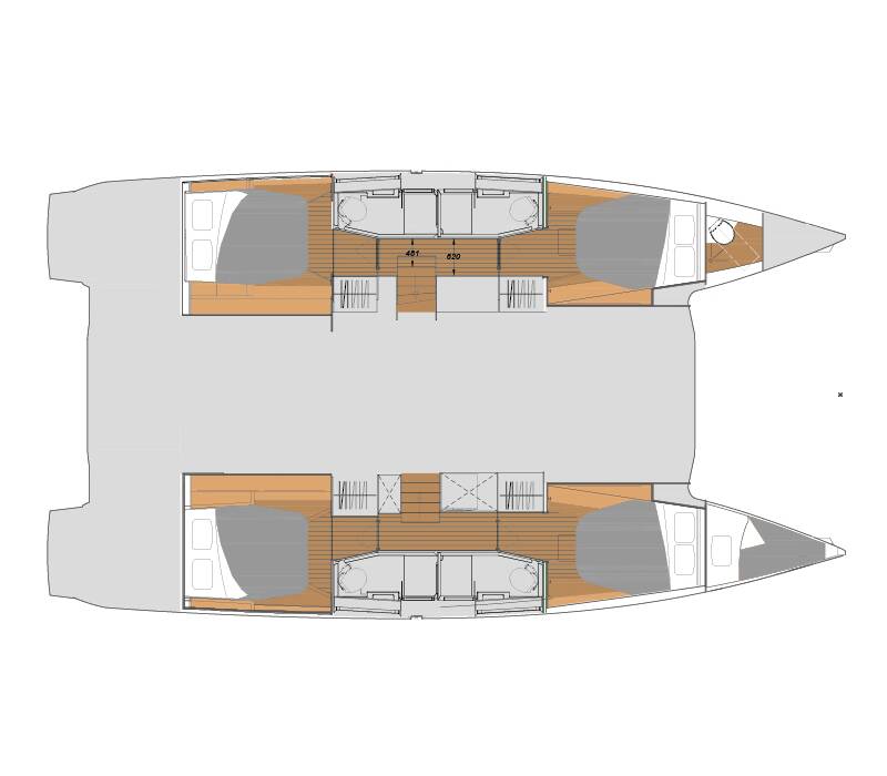 Fountaine Pajot Elba 45 Sun Office
