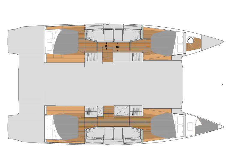 Fountaine Pajot Elba 45 Ruinart