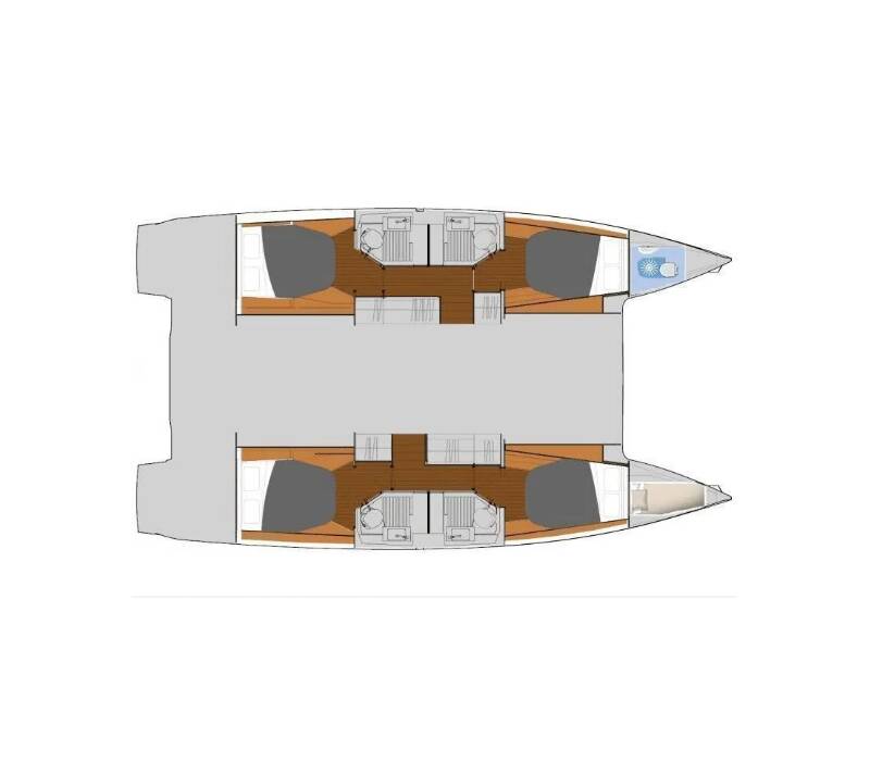 Fountaine Pajot FP 41 Quatuor 4 Montague