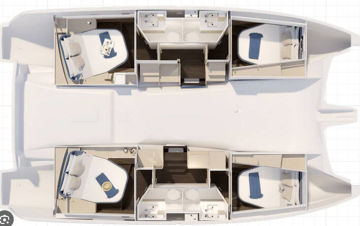 Fountaine Pajot FP 41 Quatuor 4 Agios Ephraim