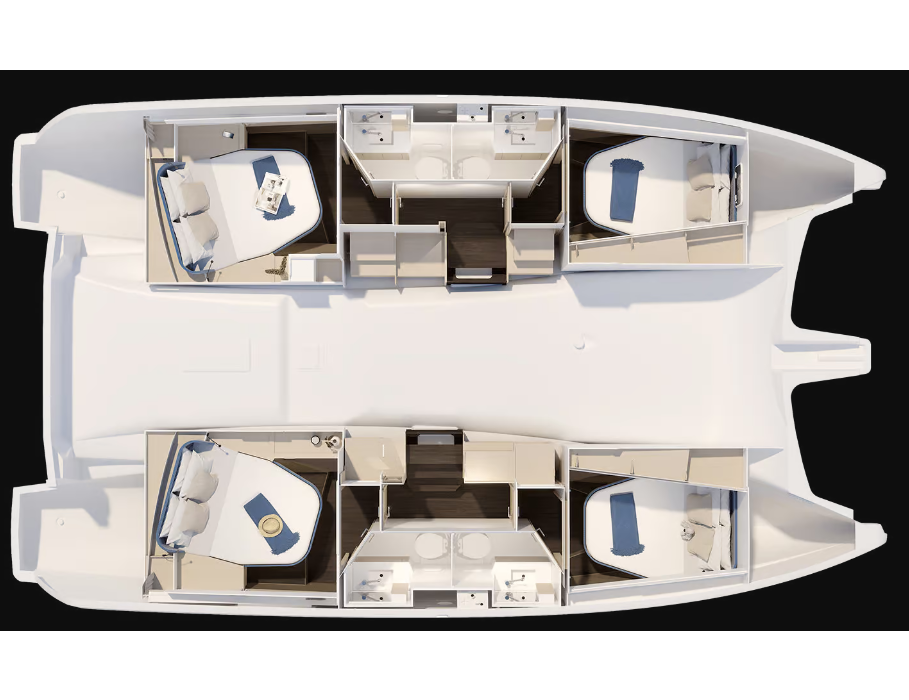 Fountaine Pajot FP 41 Quatuor 4 Olympos
