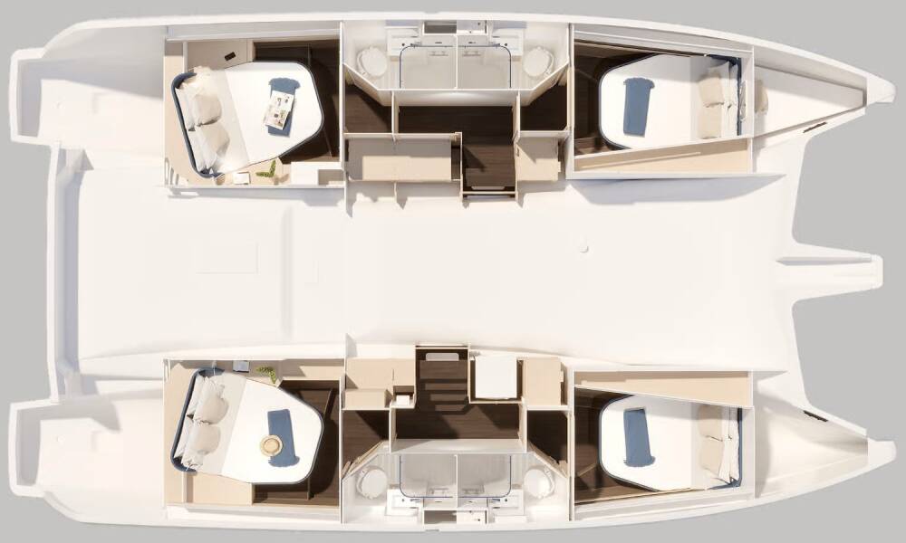 Fountaine Pajot FP 44 Quatuor Simba