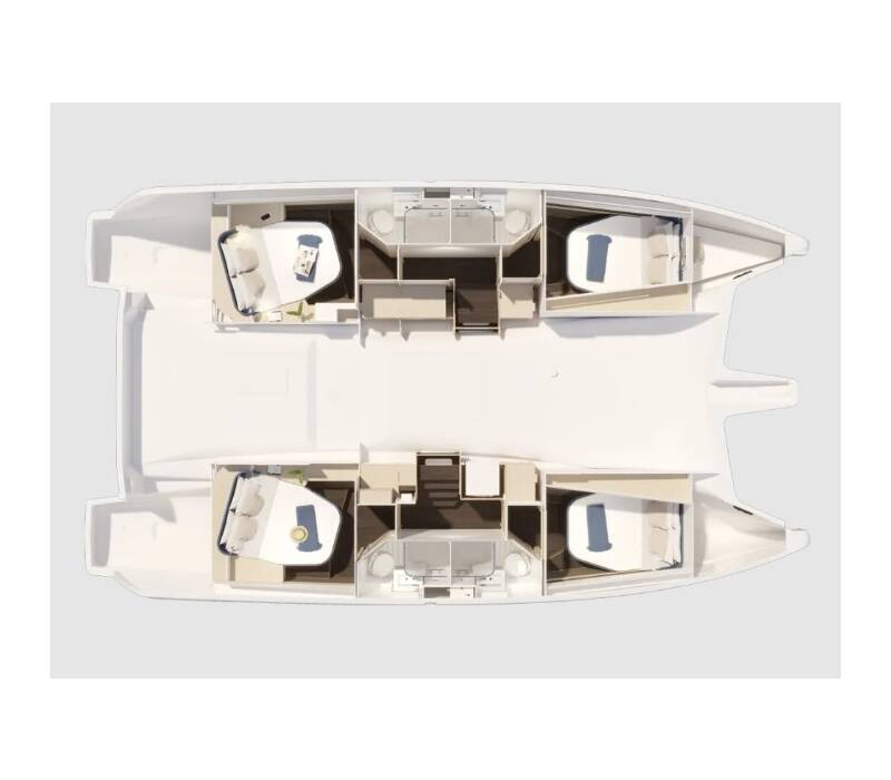 Fountaine Pajot FP 44 Quatuor Selah Vie