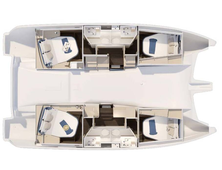 Fountaine Pajot New 41 Quatuor 4 no name