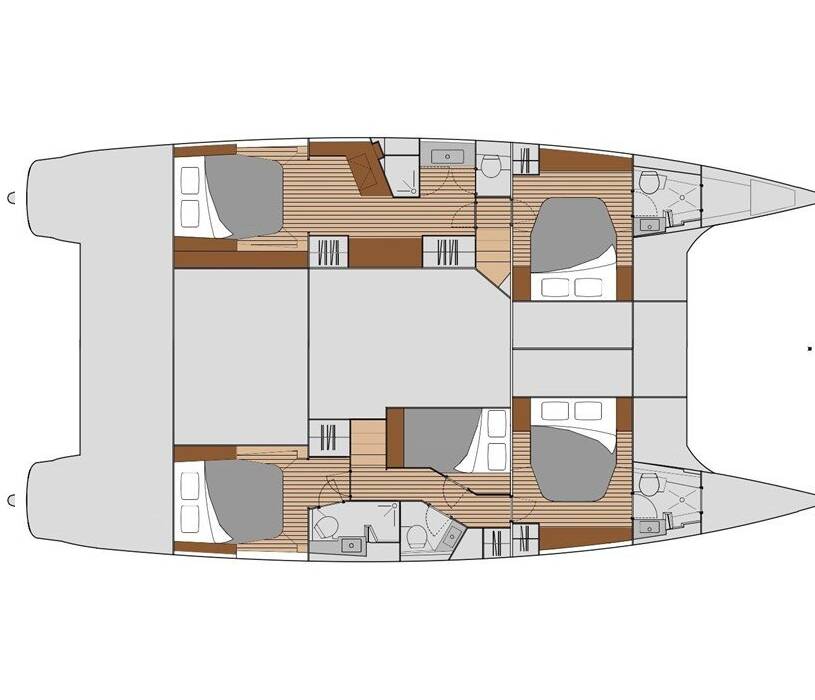 Fountaine Pajot Saba 50 Apres Ski