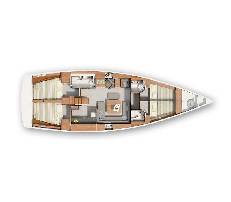 Hanse 455 Bare Necessities