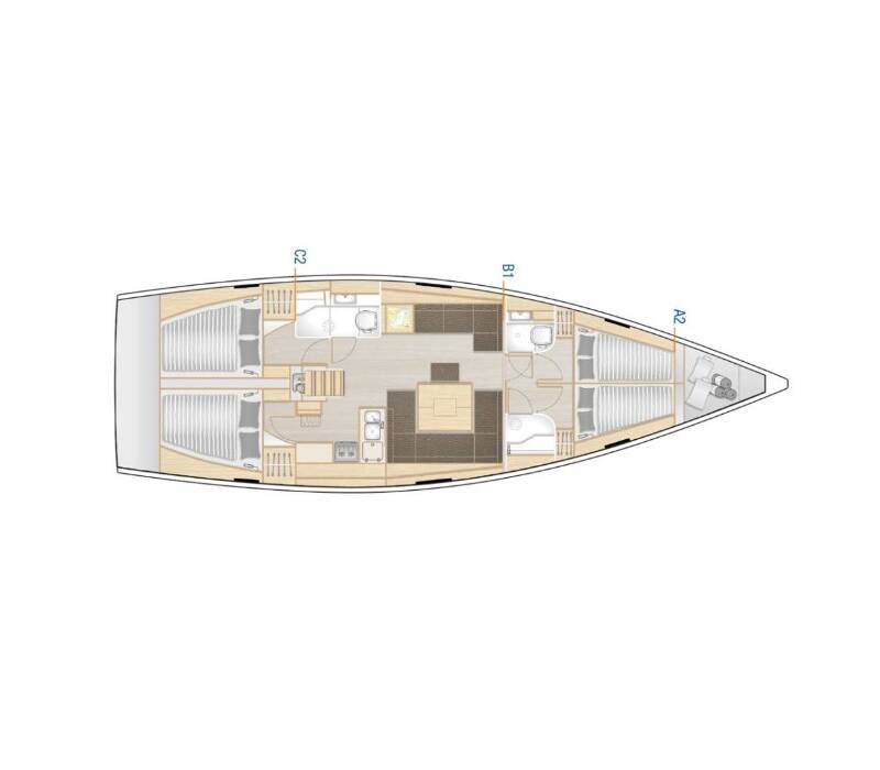 Hanse 458 Apple