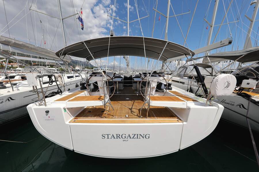 Hanse 548 Stargazing