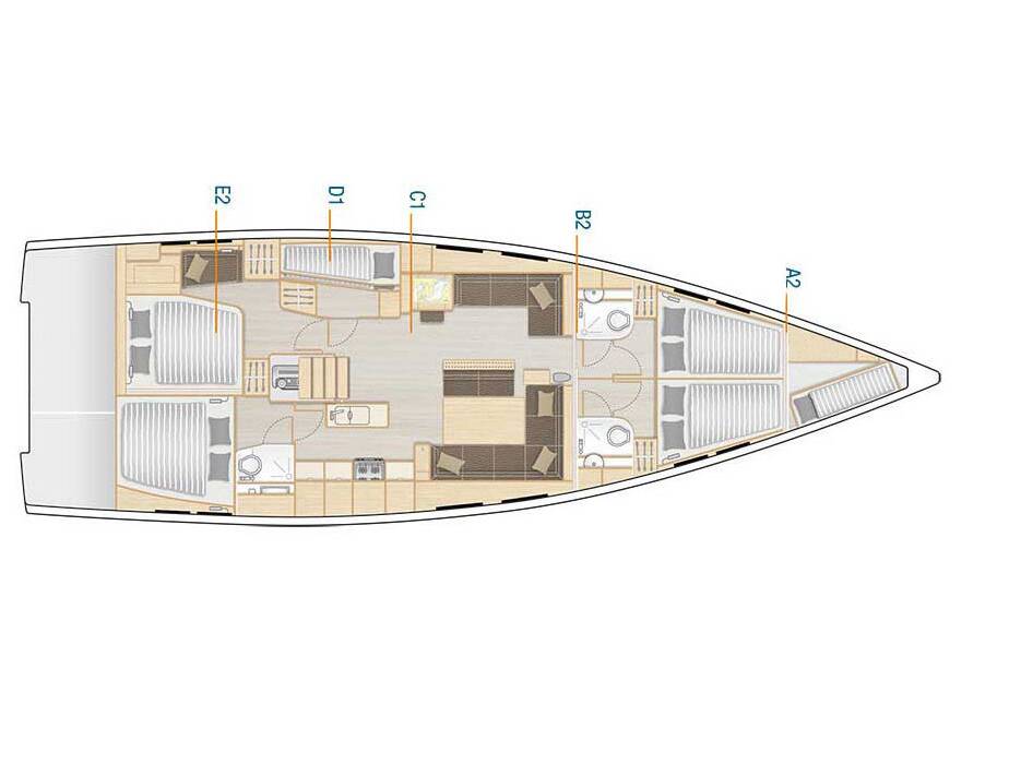 Hanse 548 Playa