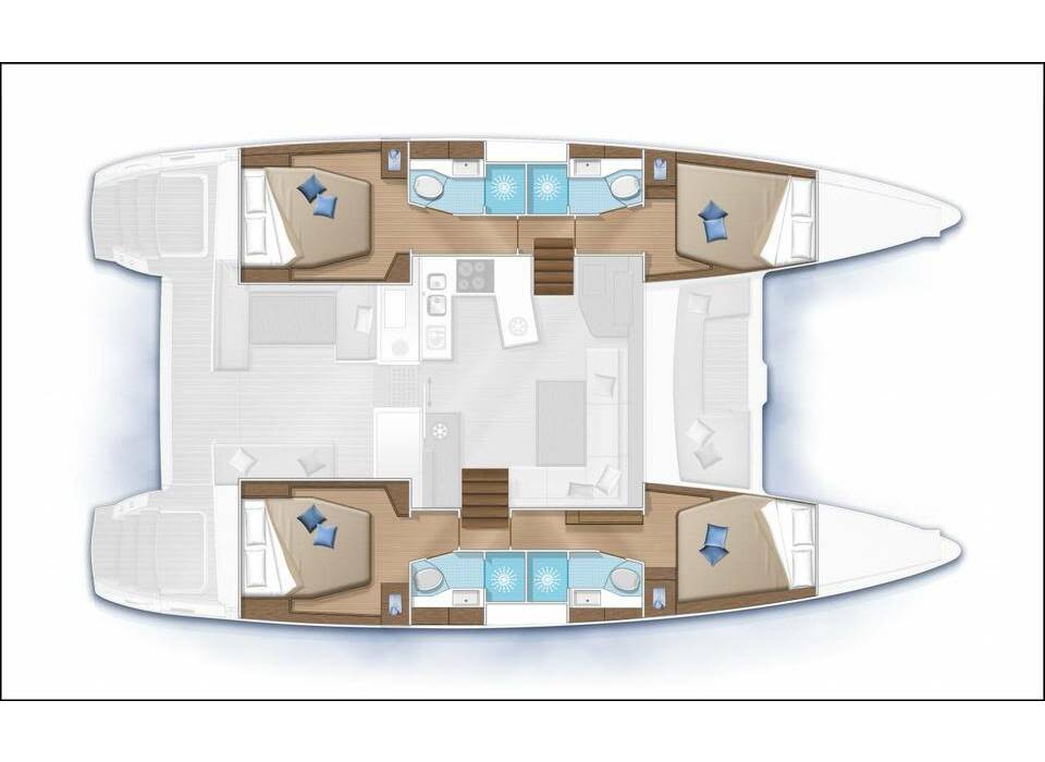 Lagoon 450 S Blue Diamond