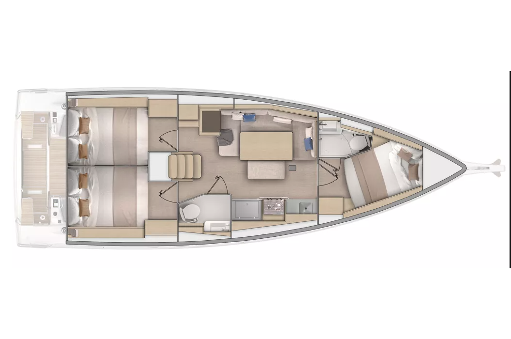 Oceanis 37.1 Uraz