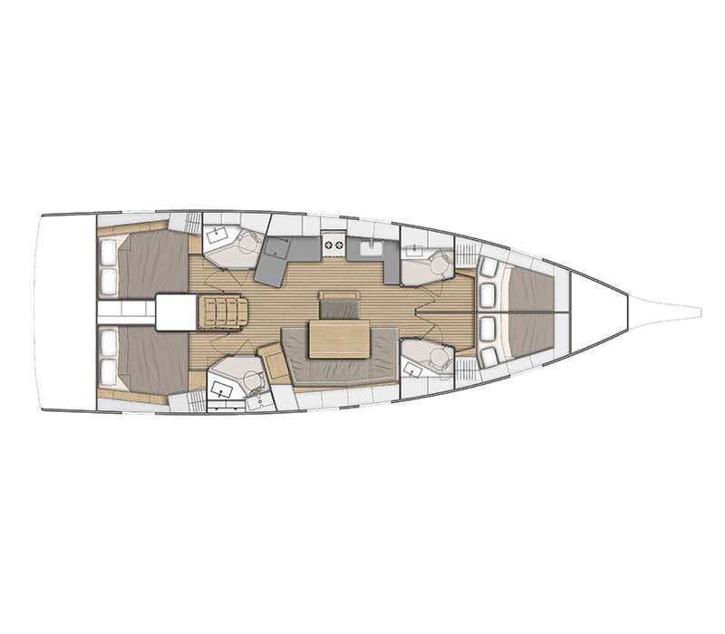 Oceanis 46.1 Sail Delta