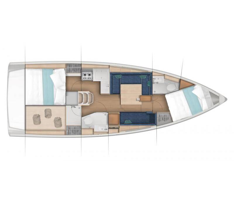 Sun Odyssey 380 Soca Sleigh